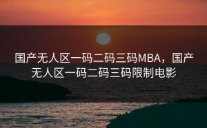 国产无人区一码二码三码MBA，国产无人区一码二码三码限制电影