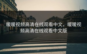 暖暖视频高清在线观看中文，暖暖视频高清在线观看中文版
